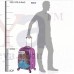 OkaeYa 46 Cms Purple Cinderella Design Hard Sided Children's Luggage